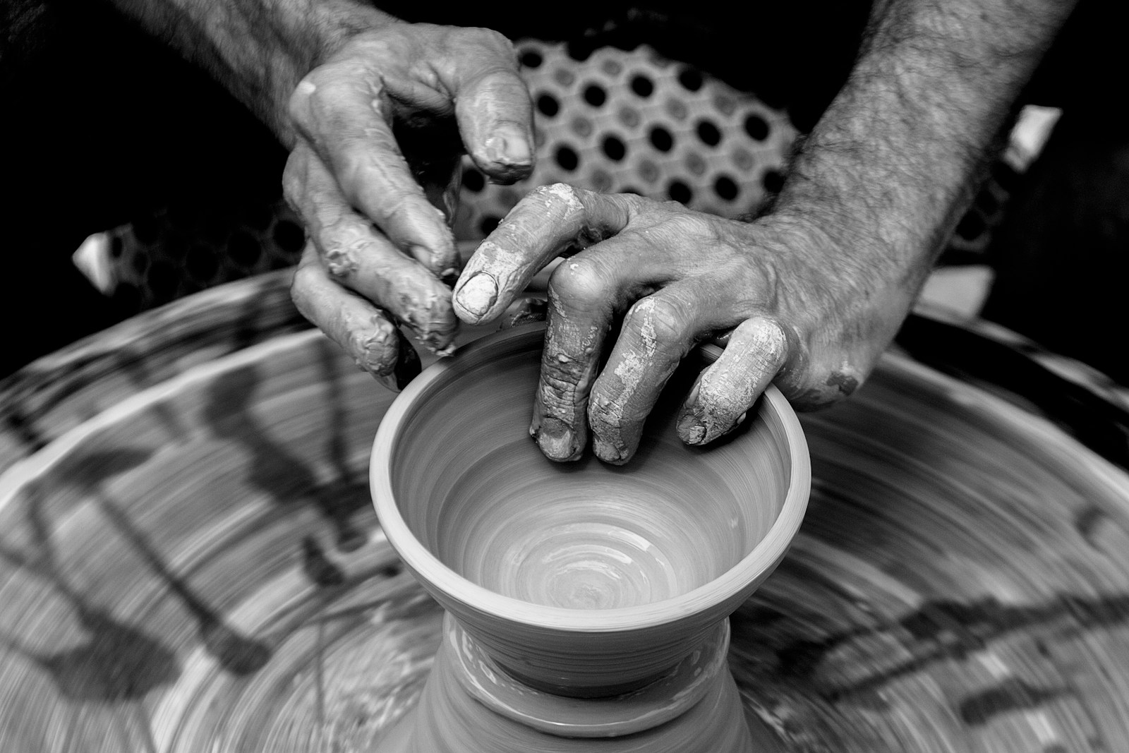 brown clay pot for pottery